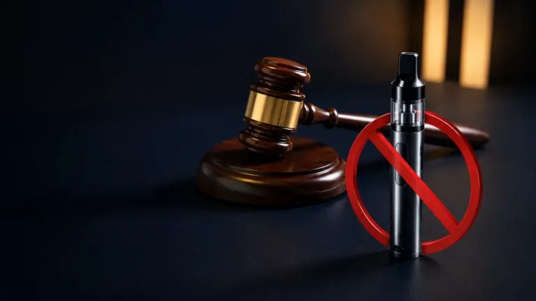 No-Vaping Courtroom Still Life
